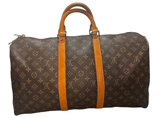 Louis Vuitton Keepall Monogram 50 Marrone - vista 6