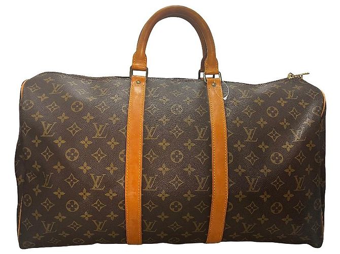 Louis Vuitton Keepall Monogram 50 Marrone - vista 7