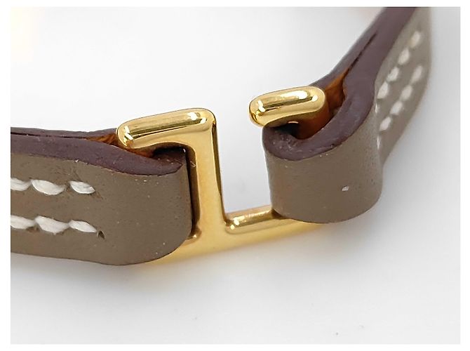 Hermès Hermes Mini Rivale Leather mini Marrom - vista 4