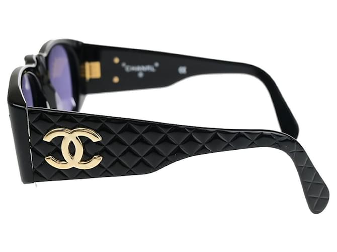 Chanel Logo CC Plastic Schwarz - Ansicht 2