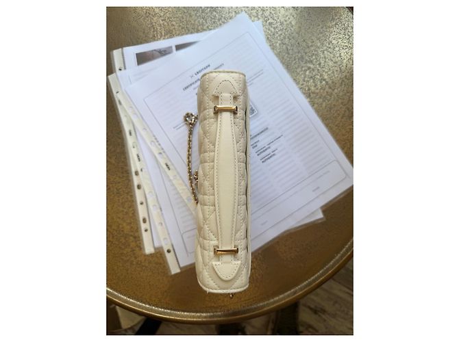 Christian Dior Lady Dior Wallet on Chain Beige - vista 4
