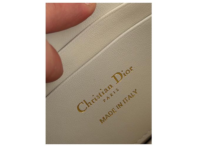 Christian Dior Lady Dior Wallet on Chain Beige - vista 5