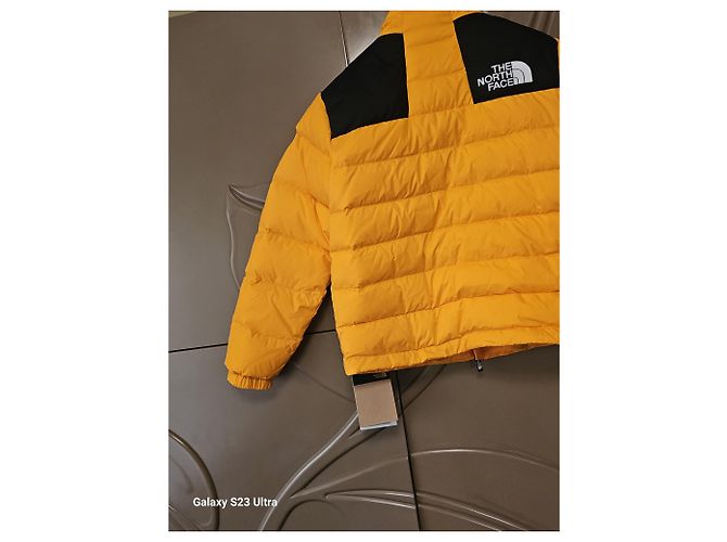 Doudoune The North Face Jaune Noir - vue 14