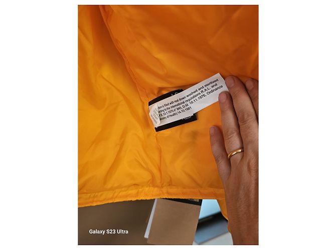 Doudoune The North Face Jaune Noir - vue 15