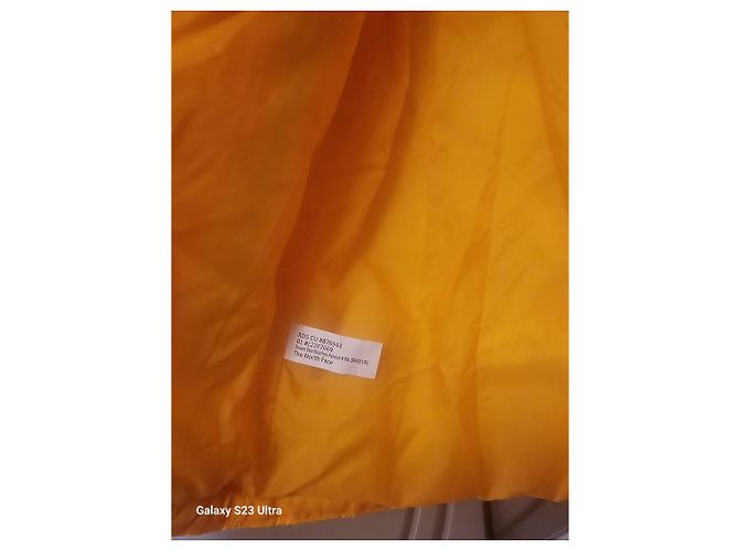 Doudoune The North Face Jaune Noir - vue 17