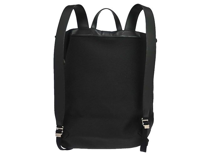 Gucci Web Fold Over Techno Canvas Medium Preto - vista 2