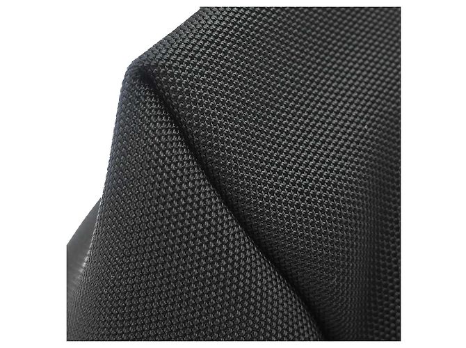 Gucci Web Fold Over Techno Canvas Medium Preto - vista 6