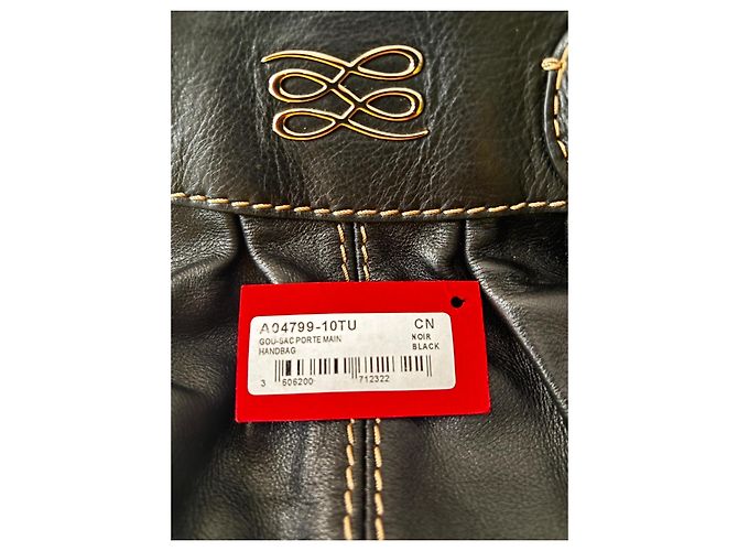 Borsa Lancel Gousset in pelle nera Nero - vista 7