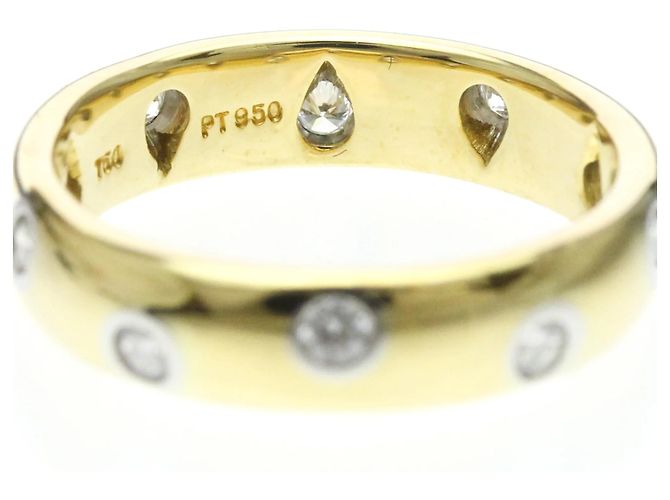 Tiffany & Co. Dots Platina e Ouro amarelo (18K) com diamante Dourado - vista 7