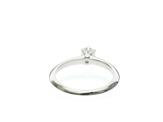 Tiffany & Co. Tiffany Setting Solitär aus Platin mit Diamant 0.24 CT Silber - Ansicht 2