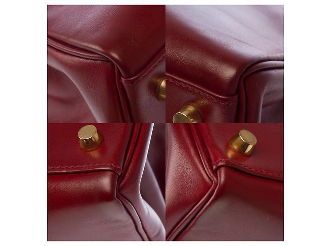 Hermès Borsa HERMES Kelly 32 in Pelle Bordeaux - 103788 Bordò - vista 11