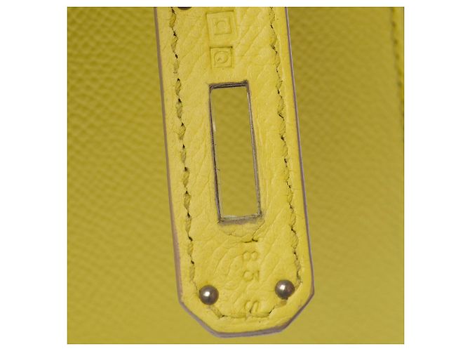 Hermès Bolso HERMES Kelly 32 en Cuero Amarillo - 103818 - vista 8