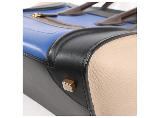 Céline Celine Luggage Mini Lederhandtasche in Multicolor Mehrfarben - Ansicht 13