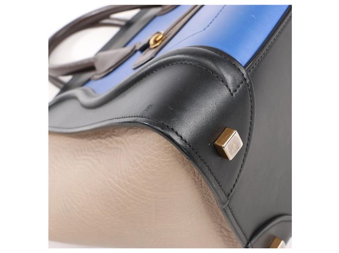 Céline Celine Luggage Mini Lederhandtasche in Multicolor Mehrfarben - Ansicht 14