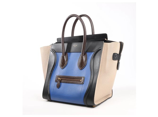 Céline Celine Luggage Mini Lederhandtasche in Multicolor Mehrfarben - Ansicht 2