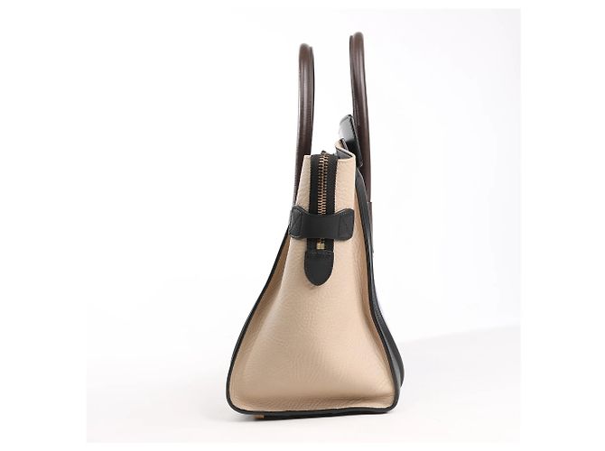 Céline Celine Luggage Mini Lederhandtasche in Multicolor Mehrfarben - Ansicht 3