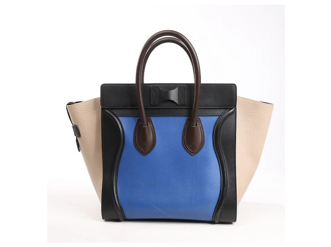 Céline Celine Luggage Mini Lederhandtasche in Multicolor Mehrfarben - Ansicht 4
