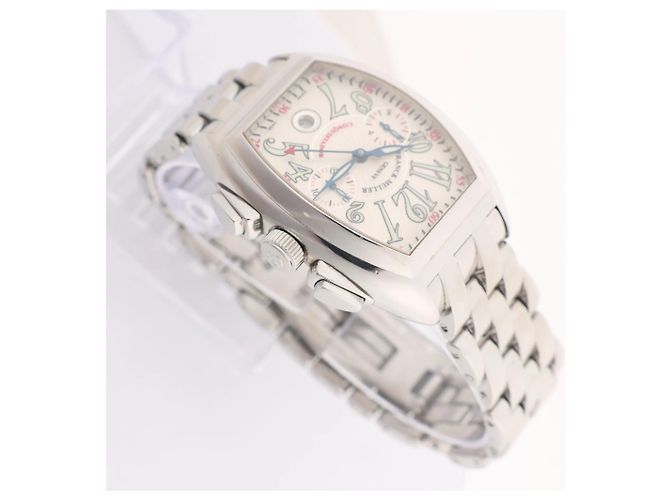 Orologio Franck Muller Conquistador 8002CC 1138 SS AT con quadrante beige - vista 3