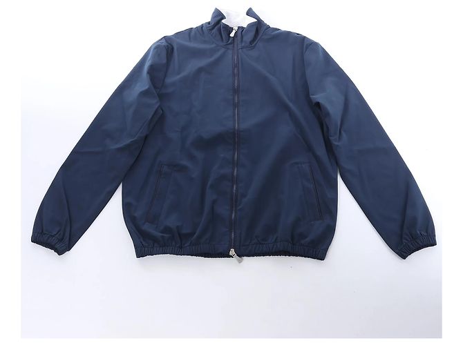 Autre Marque Eleventy Technische Bomberjacke in Navy Blau, Größe M Marineblau - Ansicht 2