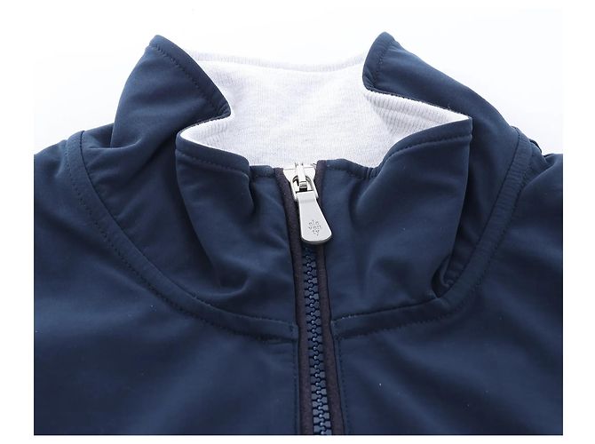 Autre Marque Eleventy Technische Bomberjacke in Navy Blau, Größe M Marineblau - Ansicht 4