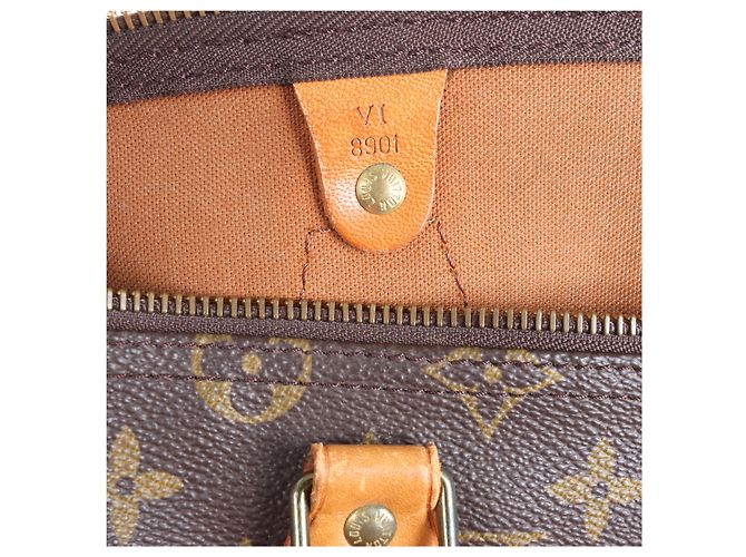 Borsa a mano Louis Vuitton Speedy 35 Monogram Canvas in marrone M41524 - vista 14