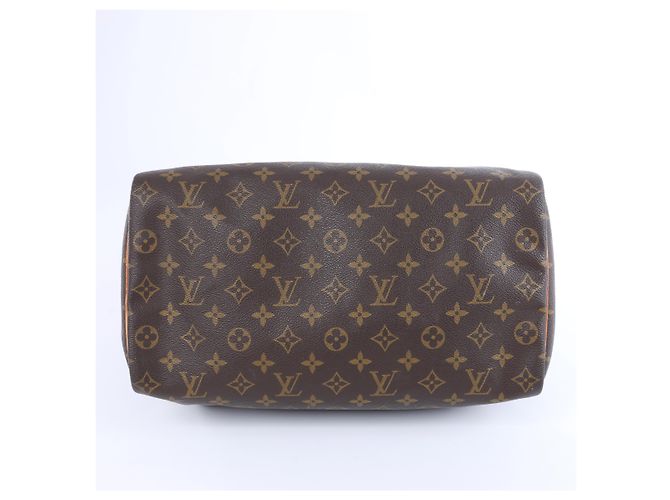 Borsa a mano Louis Vuitton Speedy 35 Monogram Canvas in marrone M41524 - vista 9