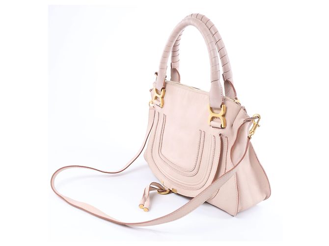 Céline Borsa a tracolla 2Way Marcie in pelle Chloe in Rosa Beige - vista 2