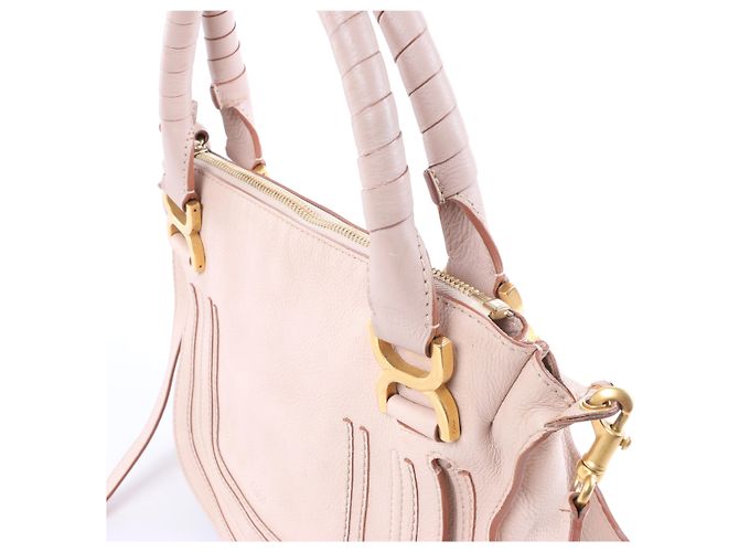 Céline Borsa a tracolla 2Way Marcie in pelle Chloe in Rosa Beige - vista 3