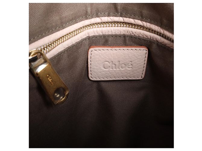 Céline Borsa a tracolla 2Way Marcie in pelle Chloe in Rosa Beige - vista 7