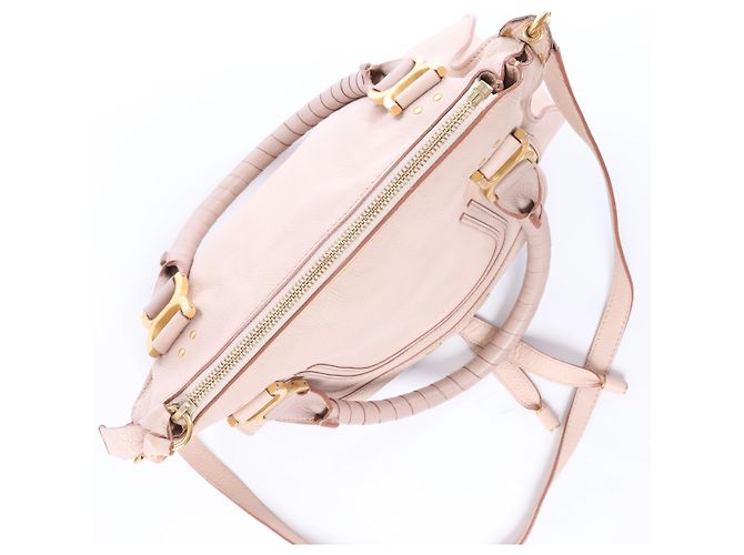 Céline Borsa a tracolla 2Way Marcie in pelle Chloe in Rosa Beige - vista 9