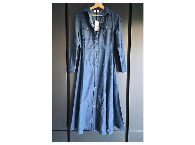 Autre Marque Arizona Love langes Jeanskleid Blau - Ansicht 2