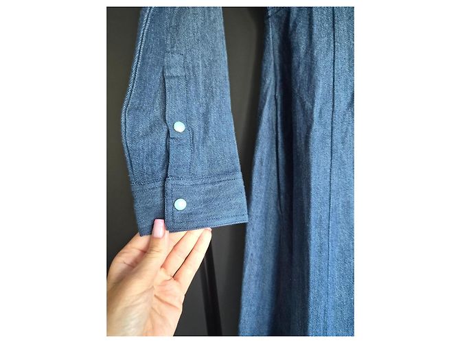 Autre Marque Arizona Love langes Jeanskleid Blau - Ansicht 4
