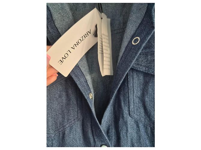 Autre Marque Arizona Love langes Jeanskleid Blau - Ansicht 6