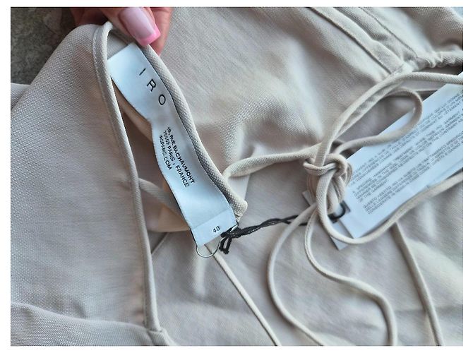 Iro Top beige de poliéster - vista 4