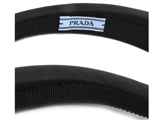 Fascia per capelli Prada in poliammide riciclata Nero - vista 6