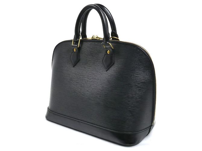 Louis Vuitton Alma Handtasche aus schwarzem Epi-Leder - Ansicht 2