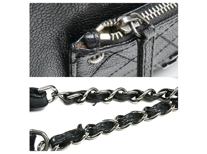Borsa a tracolla con patta Chanel Pocket in the City Nero - vista 10