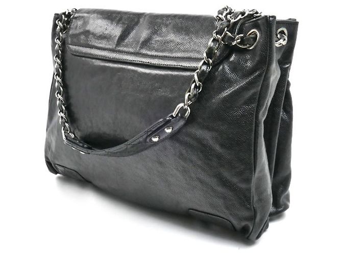 Borsa a tracolla con patta Chanel Pocket in the City Nero - vista 2