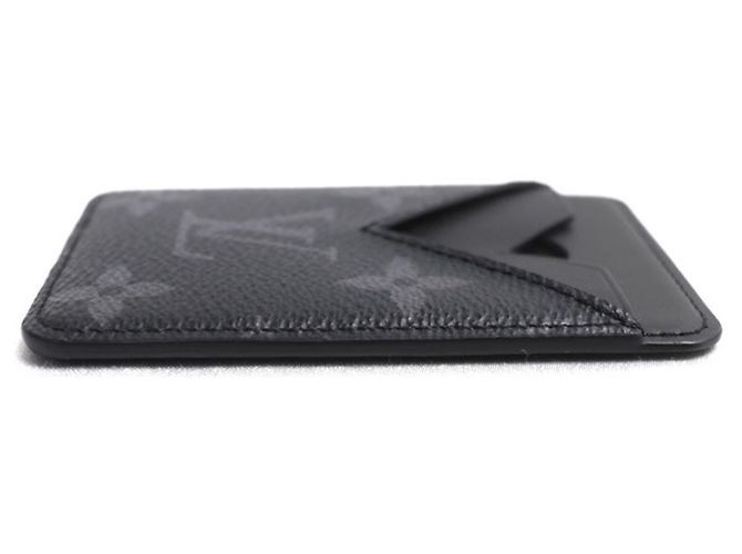 Louis Vuitton Monogram Eclipse Card Case Nero - vista 3