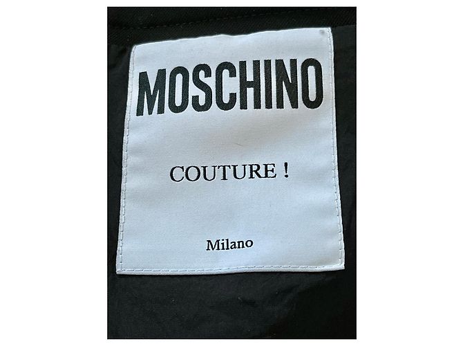 Falda lápiz negra Moschino Couture Negro - vista 5