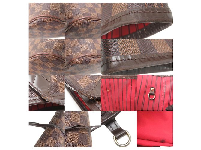 Louis Vuitton Neverfull MM Tote Bag Braun - Ansicht 10
