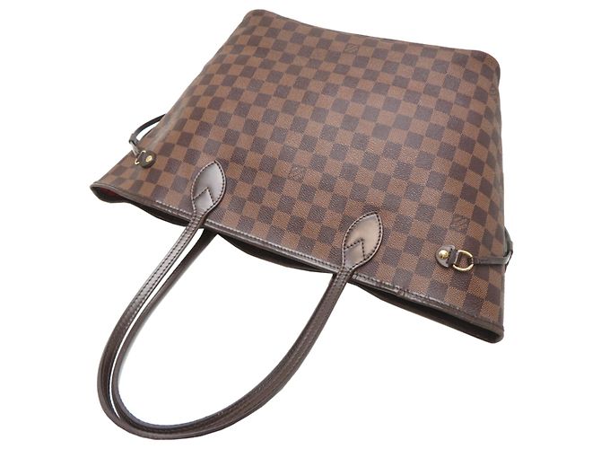 Louis Vuitton Neverfull MM Tote Bag Braun - Ansicht 4