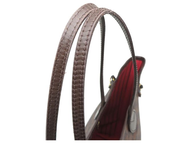 Louis Vuitton Neverfull MM Tote Bag Braun - Ansicht 5