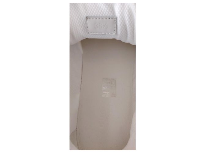GUCCI SNEAKER BASSE 2.0 IN RETE E PELLE BIANCA/GRIGIO. Rosa Bianco Verde - vista 8
