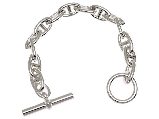 Hermès Bracciale Hermes SV925 Chaine d'Ancre GM con charm - vista 6