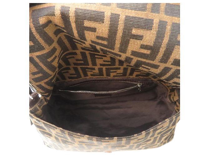 Zucca Borsa a mano Fendi Mamma Bucket da donna Marrone - vista 6