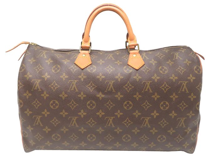 Borsa Boston Louis Vuitton Speedy 40 Marrone - vista 2