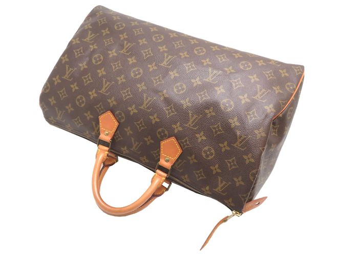 Borsa Boston Louis Vuitton Speedy 40 Marrone - vista 4