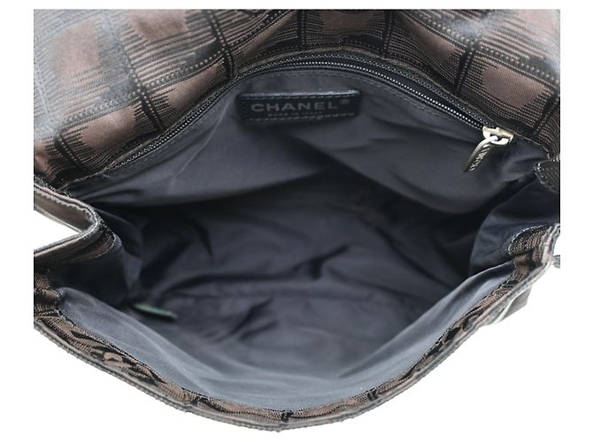 Borsa a tracolla Chanel New Travel da donna A29347 Marrone - vista 6