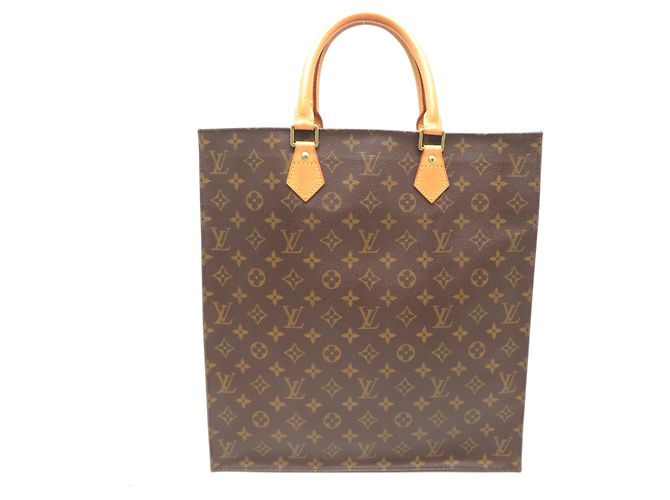Louis Vuitton Sac Plat Borsa Tote da Donna Marrone - vista 2